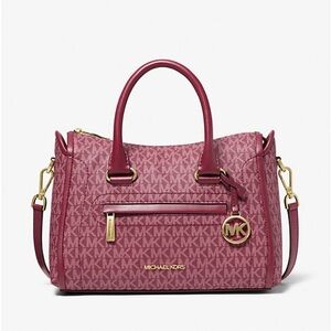 NWOT Michael Kors Carine Medium Logo Satchel